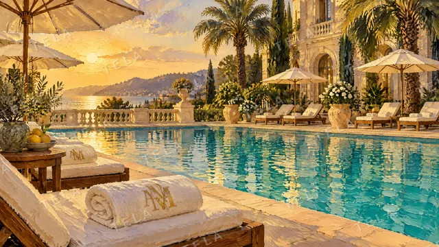 Monogram desktop wallpaper 9 of 10, oil painting