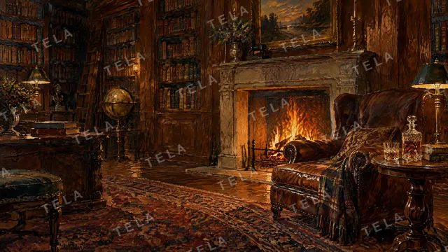 Old Money desktop wallpaper 8 of 10, oil painting