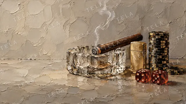 Quiet Luxury desktop wallpaper 9 of 10, oil painting